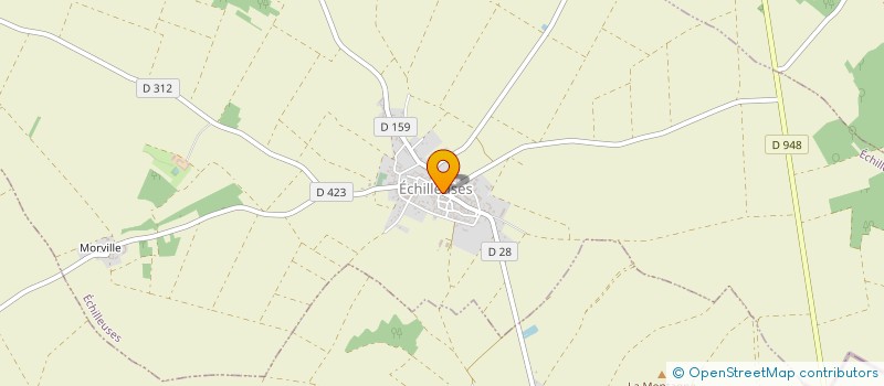 localisation de l'entreprise EARL DUPRE à ECHILLEUSES