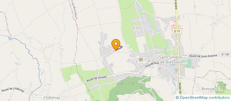 localisation de l'entreprise EARL DURAND CEDRIC  SAINT-SIMEON-DE-BRESSIEUX
