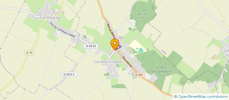 localisation de l'entreprise EARL DURANEL  FREVIN-CAPELLE