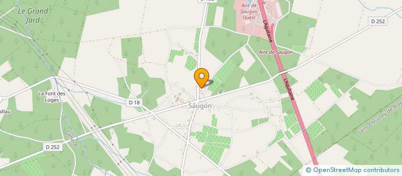 localisation de l'entreprise EARL DURET  SAUGON