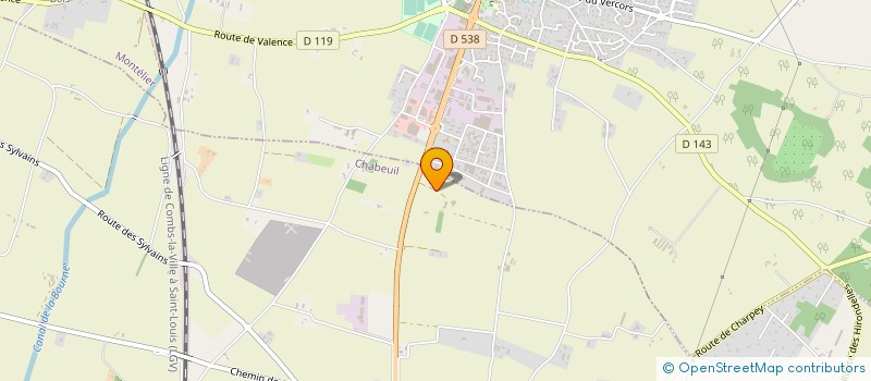 localisation de l'entreprise EARL DURET à CHABEUIL