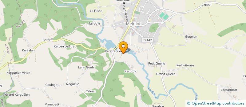 localisation de l'entreprise EARL DURIC à PLUMELIAU-BIEUZY