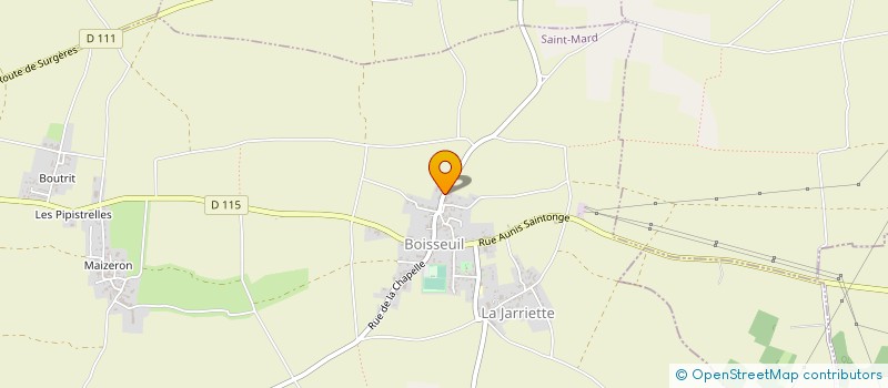 localisation de l'entreprise EARL DURIVAULT à SAINT-MARD
