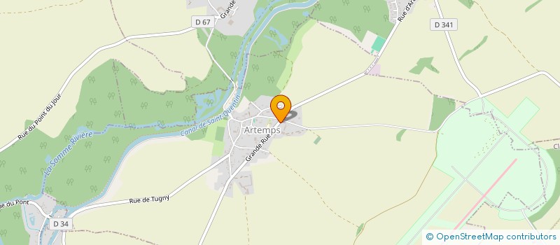 localisation de l'entreprise EARL DUSANTER  ARTEMPS