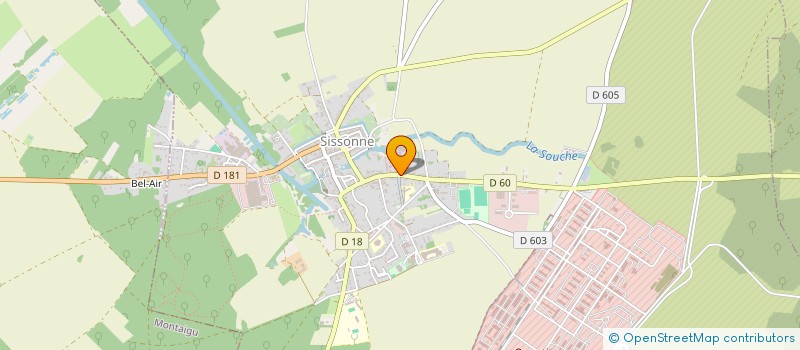 localisation de l'entreprise EARL DUSSART  SISSONNE