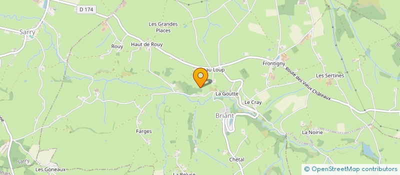 localisation de l'entreprise EARL DUSSAUGE  BRIANT