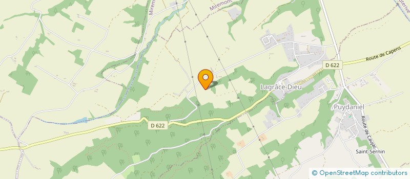 localisation de l'entreprise EARL DUSSERT VIDALET  LAGRACE-DIEU