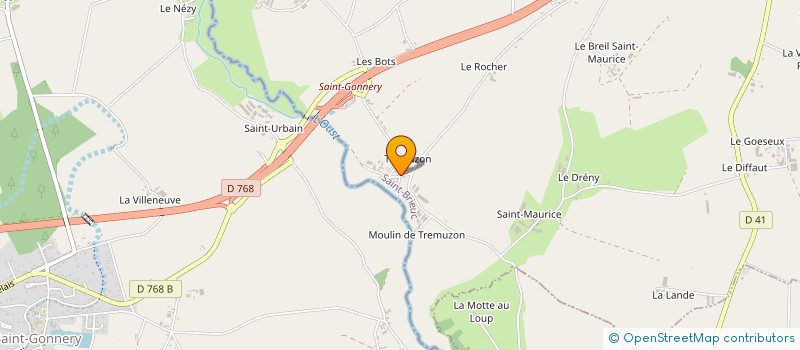 localisation de l'entreprise EARL DUSSEUX à LOUDEAC