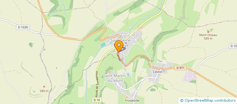 localisation de l'entreprise EARL DUTHU FABIEN  SAINT-MARTIN-DU-MONT