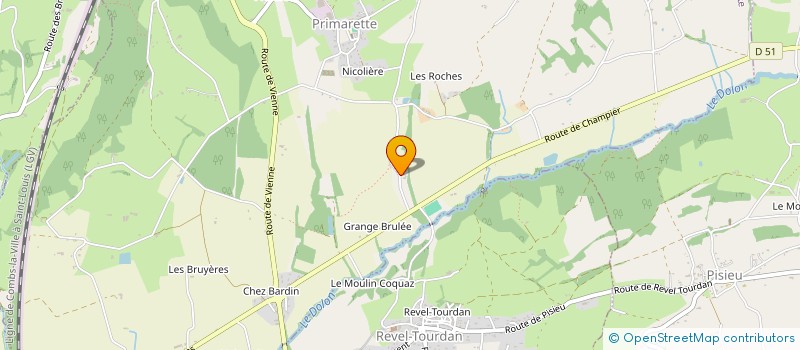 localisation de l'entreprise EARL DUTOUR  PRIMARETTE