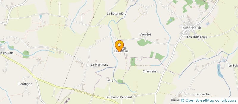 localisation de l'entreprise EARL DUVAL à SAINT-GEORGES-DE-REINTEMBAULT