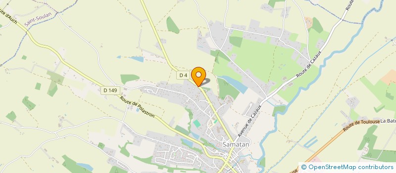localisation de l'entreprise EARL DUVAL  SAMATAN