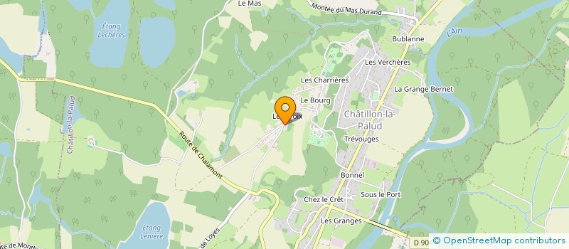 localisation de l'entreprise EARL DUVERMY à CHATILLON-LA-PALUD
