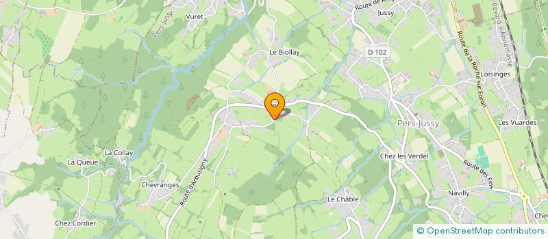 localisation de l'entreprise EARL DUVERNAY à SCIENTRIER