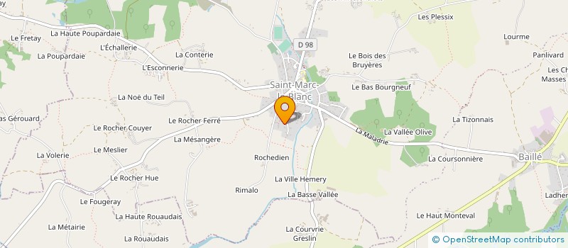 localisation de l'entreprise EARL DY-JOUAULT à VAL-COUESNON