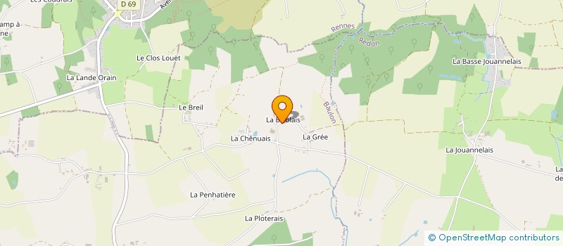 localisation de l'entreprise EARL EASY HORSE  BAULON