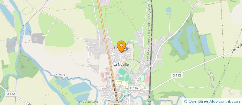 localisation de l'entreprise EARL ECURIE BRUNO PALEAU  CHAMBEON