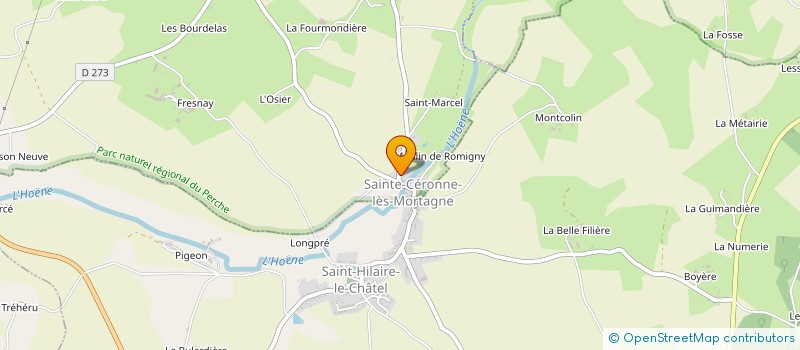 localisation de l'entreprise EARL ECURIE DE L'ITON à LA FERRIERE-AU-DOYEN