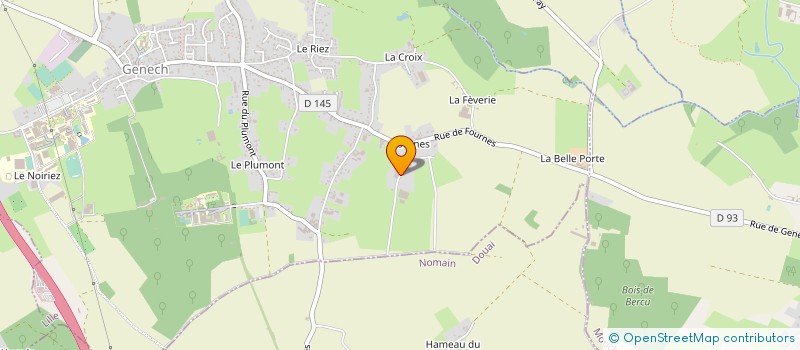 localisation de l'entreprise EARL ECURIE DES TOURELLES  GENECH