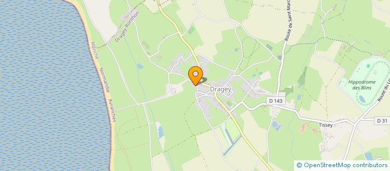 localisation de l'entreprise EARL ECURIE DES VIVES TERRES  DRAGEY-RONTHON