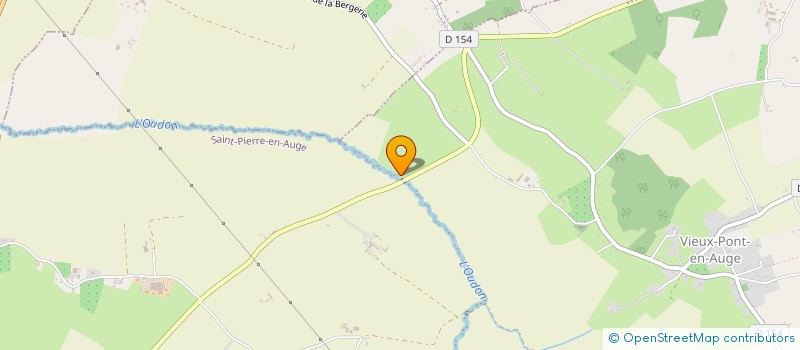 localisation de l'entreprise EARL ECURIE DU GODET  SAINT-PIERRE-EN-AUGE