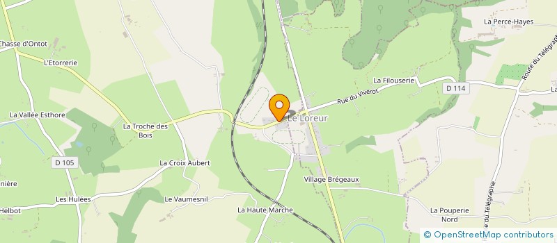 localisation de l'entreprise EARL ECURIE ETIENNE LEFRANC  HUDIMESNIL