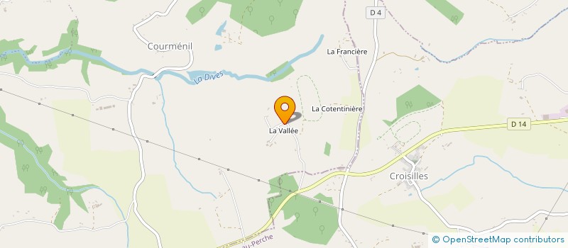 localisation de l'entreprise EARL ECURIE FEUILLET à GOUFFERN EN AUGE
