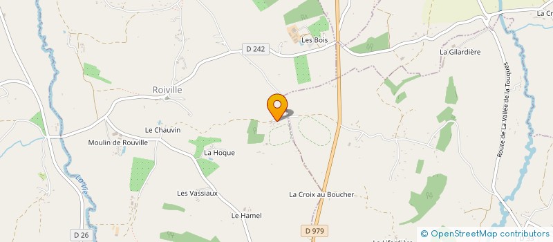 localisation de l'entreprise EARL ECURIE GLOBE TROTTEURS à ROIVILLE