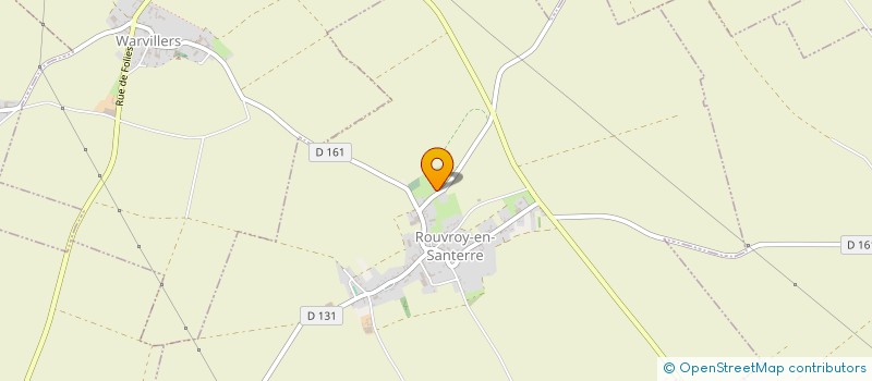 localisation de l'entreprise EARL ECURIE GUY VERVA  ROUVROY-EN-SANTERRE