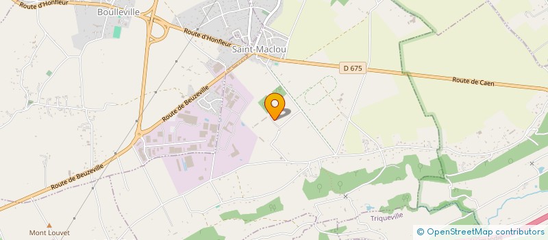 localisation de l'entreprise EARL ECURIE HARAS DES SENORA  SAINT-MACLOU