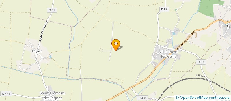 localisation de l'entreprise EARL ECURIE JPH DUCHER  VILLENEUVE-LES-CERFS