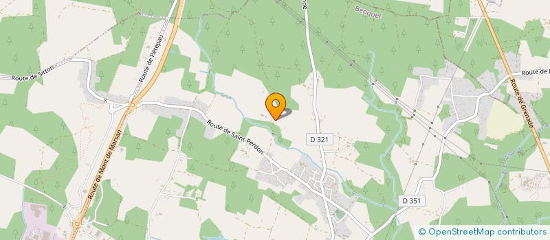 localisation de l'entreprise EARL ECURIE LANDAISE DE LAUGERON  BENQUET