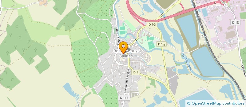 localisation de l'entreprise EARL ECURIE NOUVELLE AUBE  ROSIERES-AUX-SALINES