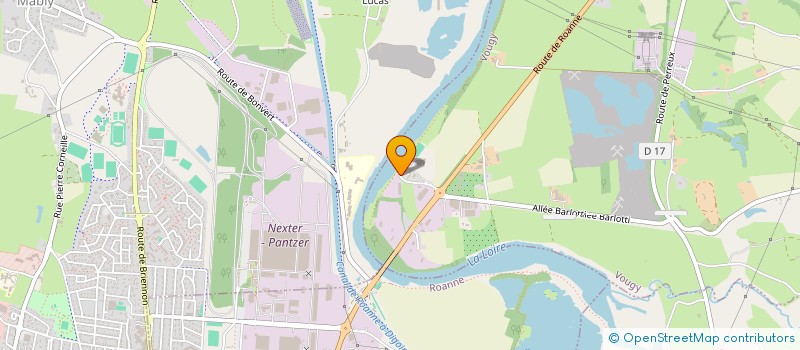 localisation de l'entreprise EARL ECURIE PERREAU ET FILS  VOUGY