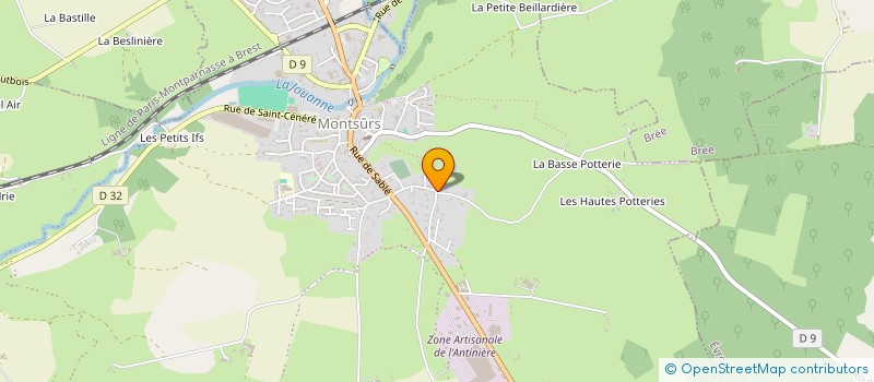 localisation de l'entreprise EARL ECURIE SMART à MONTSURS