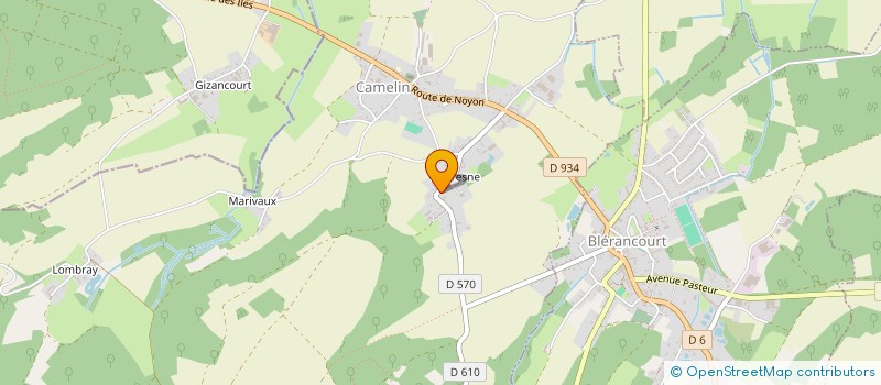 localisation de l'entreprise EARL ECURIE TEAM JEAN ANDRE PARIS  CAMELIN