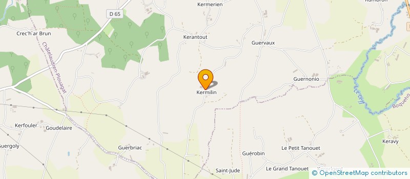 localisation de l'entreprise EARL ECURIES D'ORZEL  LANRODEC