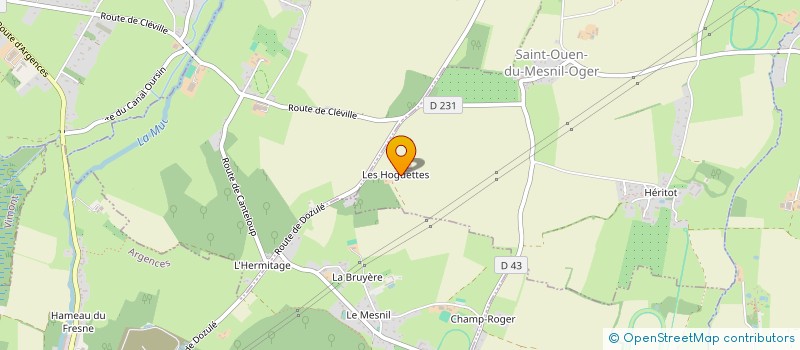 localisation de l'entreprise EARL ECURIES DE BASSENEVILLE  BASSENEVILLE