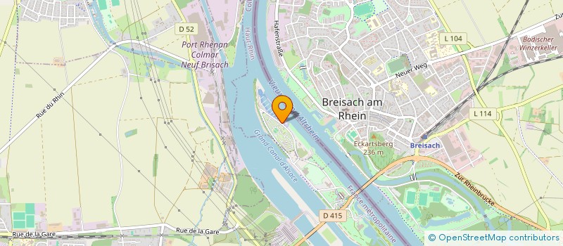 localisation de l'entreprise EARL ECURIES DE L'ILE DU RHIN  VOGELGRUN