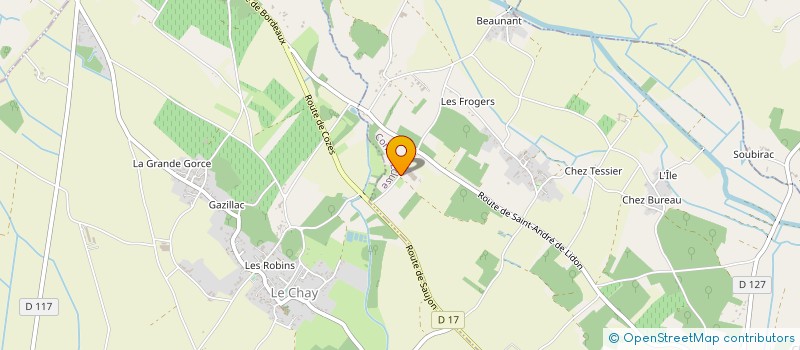 localisation de l'entreprise EARL ECURIES DE LA RUCHE  CORME-ECLUSE