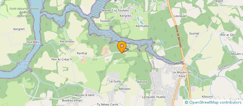 localisation de l'entreprise EARL ECURIES DE PENFRAT  GOUESNACH