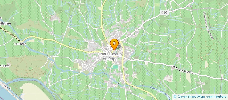 localisation de l'entreprise EARL EDDIE FERAUD  CHATEAUNEUF-DU-PAPE