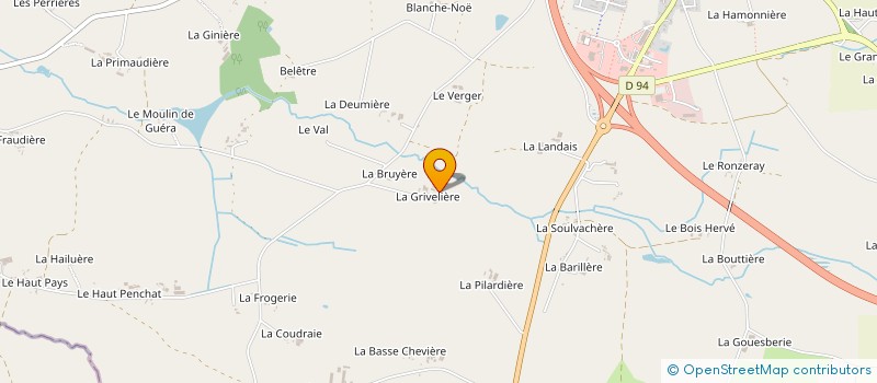localisation de l'entreprise EARL EDEN  MARTIGNE-FERCHAUD