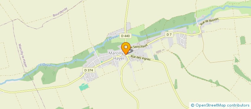 localisation de l'entreprise EARL EFLIGENIR à MARCILLY-LE-HAYER