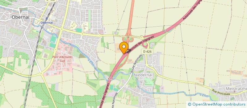 localisation de l'entreprise EARL EHRHART CHRISTIAN  NIEDERNAI
