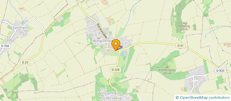 localisation de l'entreprise EARL ELBEL ALBERT  SCHNERSHEIM