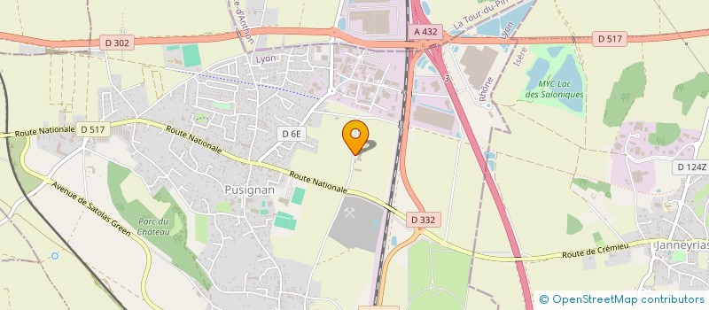 localisation de l'entreprise EARL ELEVAGE ALLABOUVETTE  PUSIGNAN