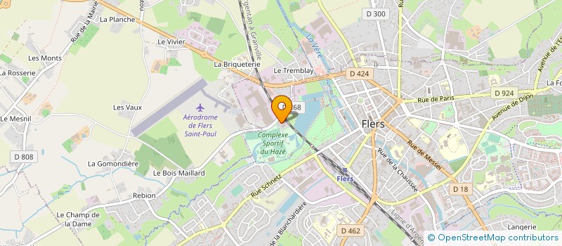 localisation de l'entreprise EARL ELEVAGE D'AMIGNY à FLERS