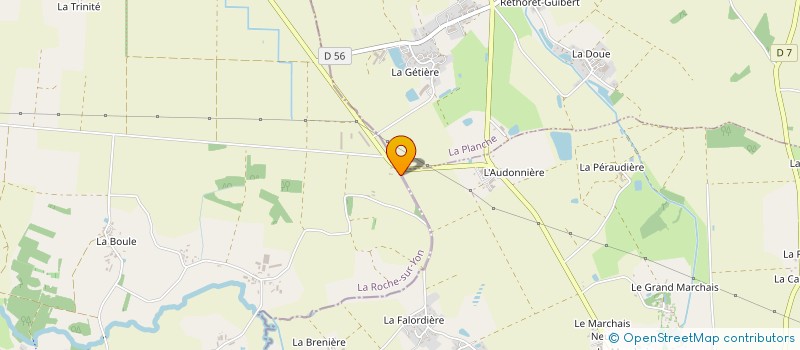 localisation de l'entreprise EARL ELEVAGE D'ISSOIRE  SAINT-VIAUD