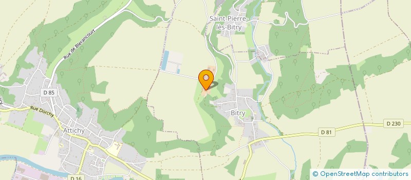 localisation de l'entreprise EARL ELEVAGE DE GAMET  BITRY